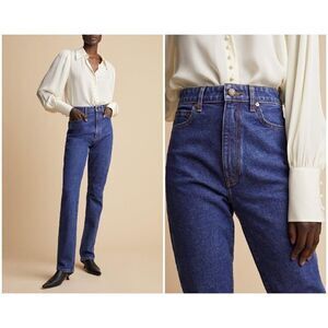 💕KHAITE💕 Daria High Rise Slim Fit Jeans  Montgomery Stretch Medium Blue 29 NWT